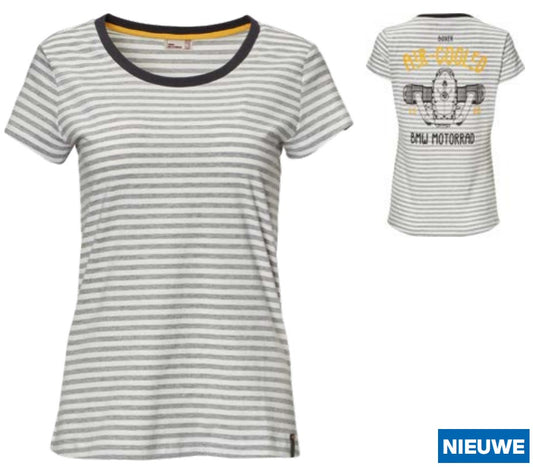 Dames - Aircooled T-shirt - zwart/wit